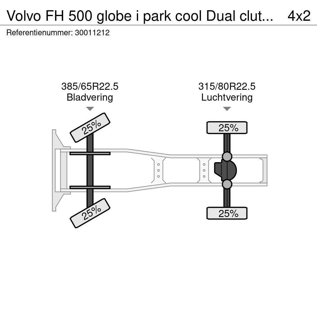 Volvo FH 500 globe i park cool Dual clutch21/12/16 Cabezas tractoras
