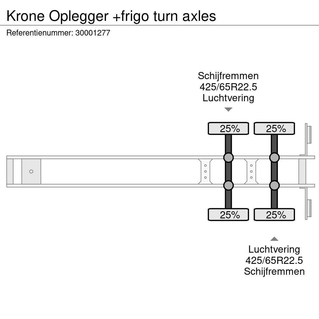 Krone Oplegger +frigo turn axles Semirremolques isotermos/frigoríficos