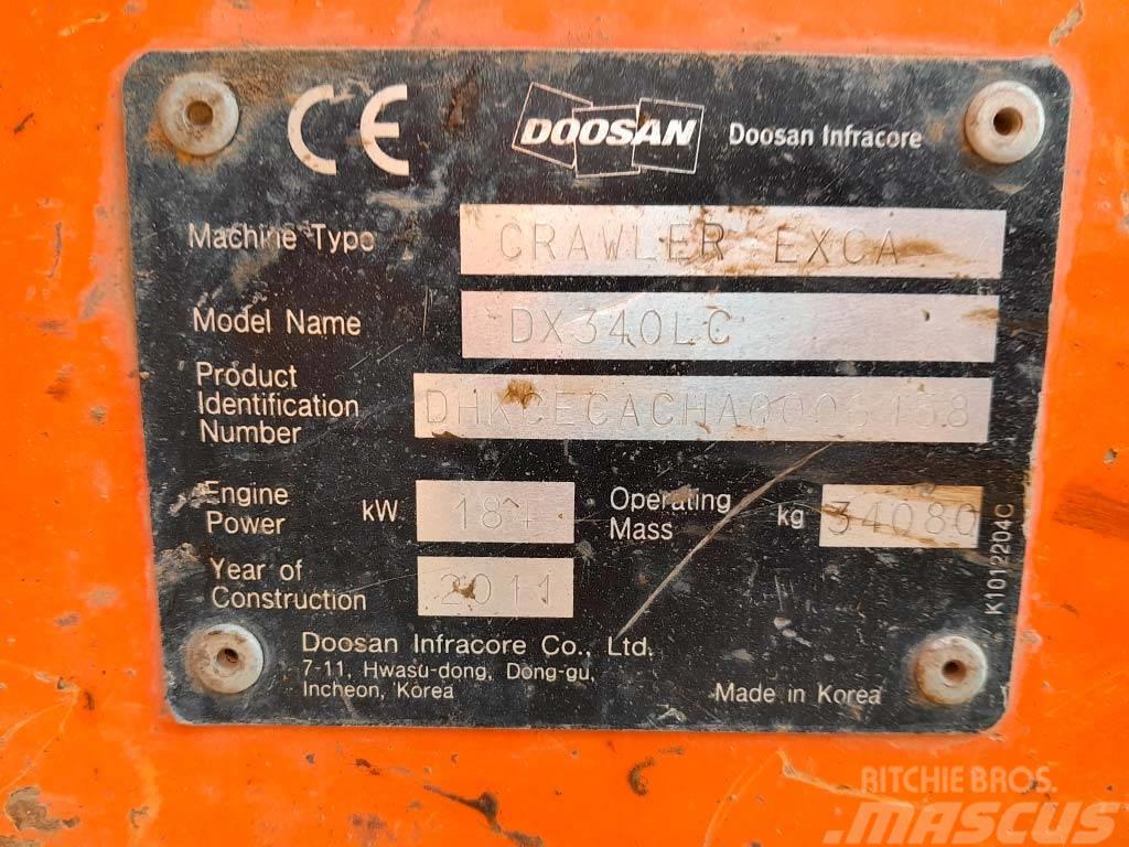 Doosan DX 340 LC Excavadoras de cadenas
