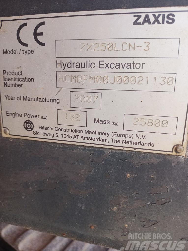 Hitachi ZX 250 LC N-3 Excavadoras de cadenas