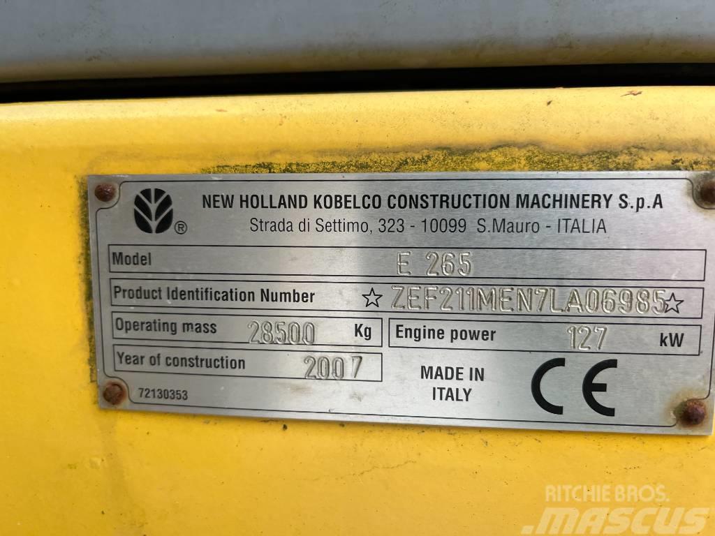 New Holland E265 " Tiltrotator" Excavadoras de cadenas