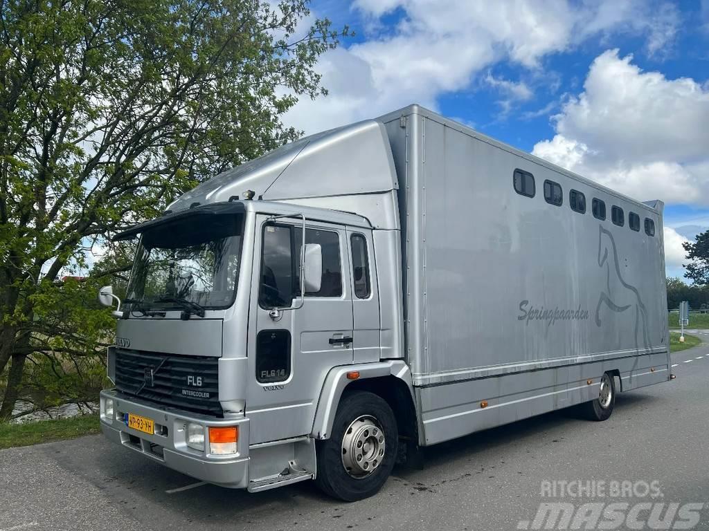 Volvo FL 614 12T 5 Paarden + Zadelkamer Camiones de ganado