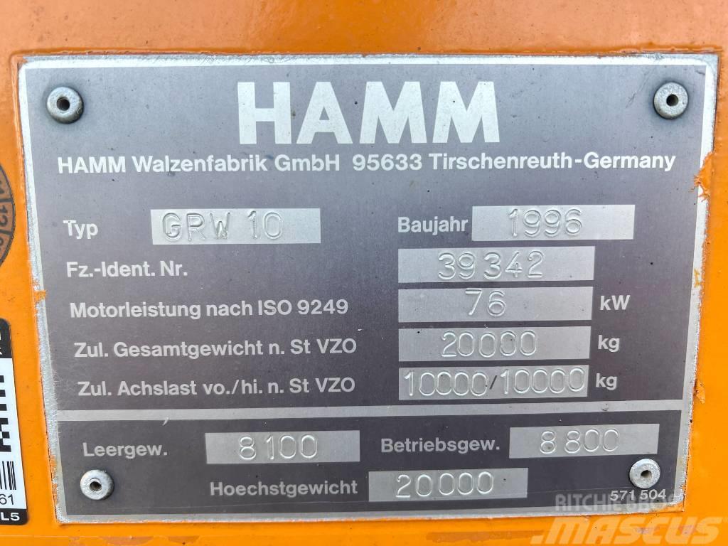 Hamm GRW 10 Good Working Condition Rodillos sobre neumáticos