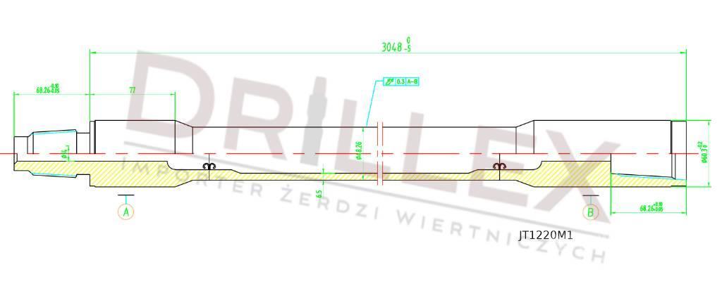 Ditch Witch JT1220 Drill pipes, Żerdzie wiertnicze Equipo de perforación horizontal