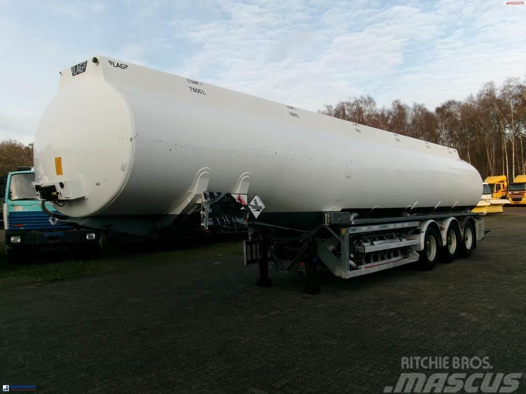 LAG Fuel tank alu 45.2 m3 / 6 comp + pump Semirremolques cisterna