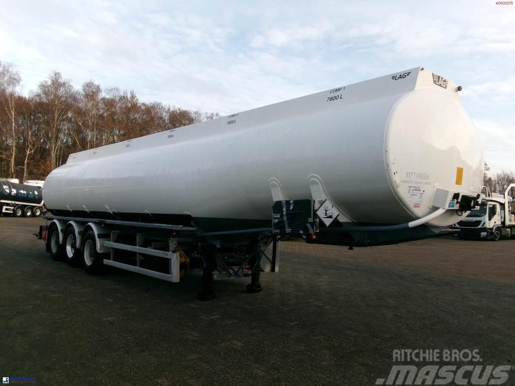LAG Fuel tank alu 45.2 m3 / 6 comp + pump Semirremolques cisterna