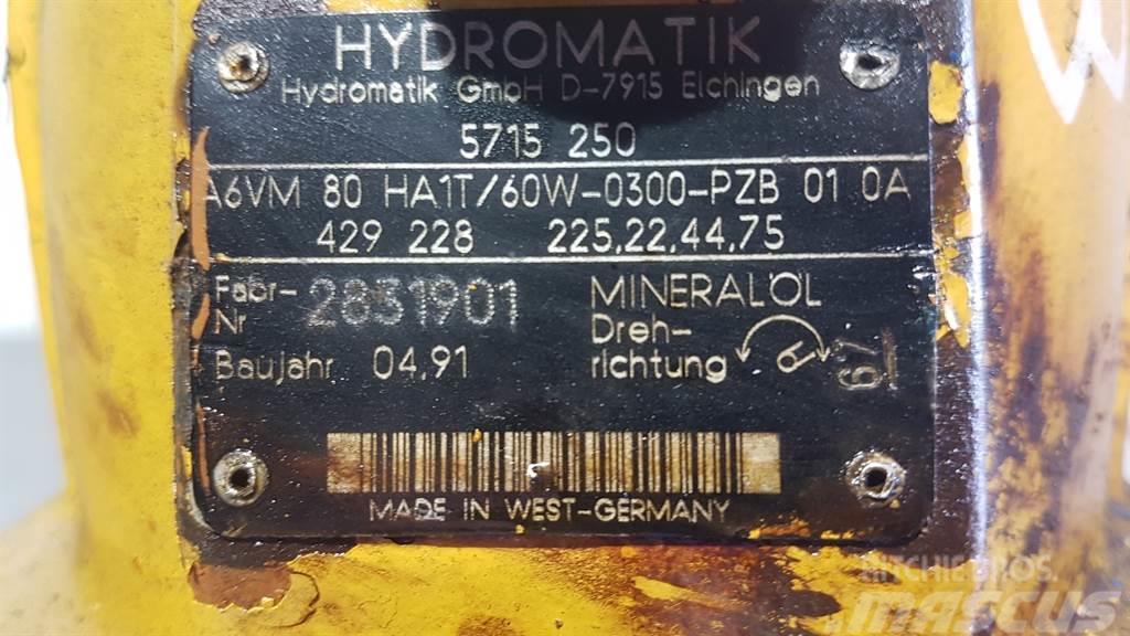 Hydromatik A6VM80HA1T/60W - Drive motor/Fahrmotor/Rijmotor Hidráulicos
