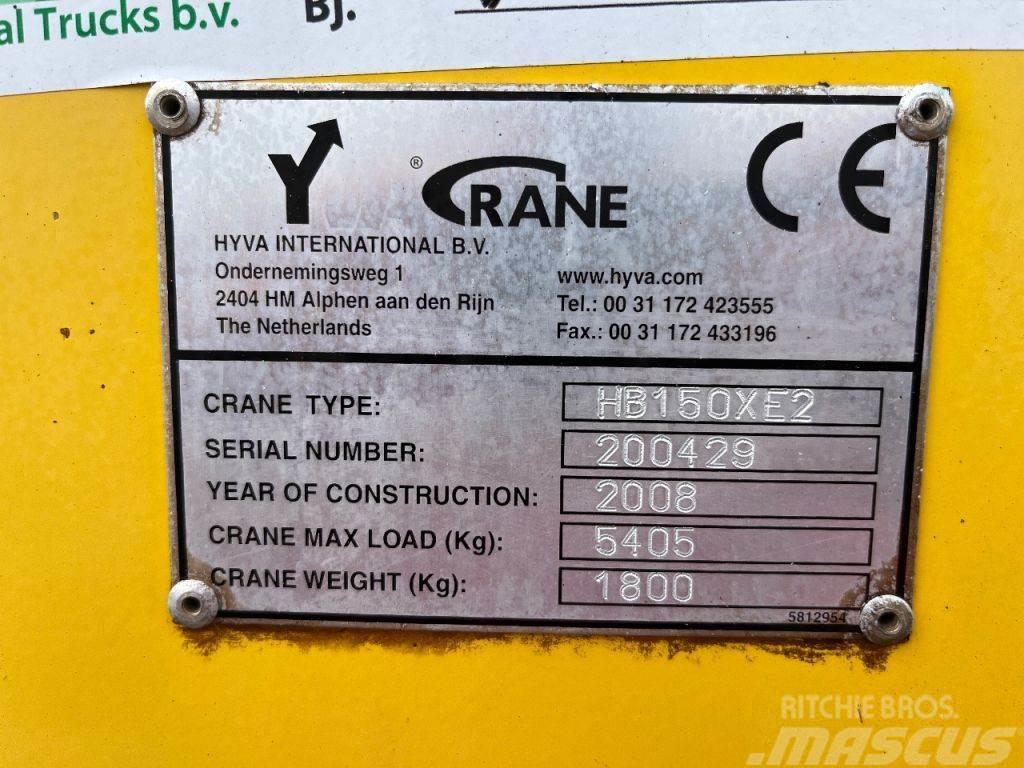 Hyva HB150 XE2 Crane / Kraan / Autolaadkraan / Ladekran Grúas cargadoras