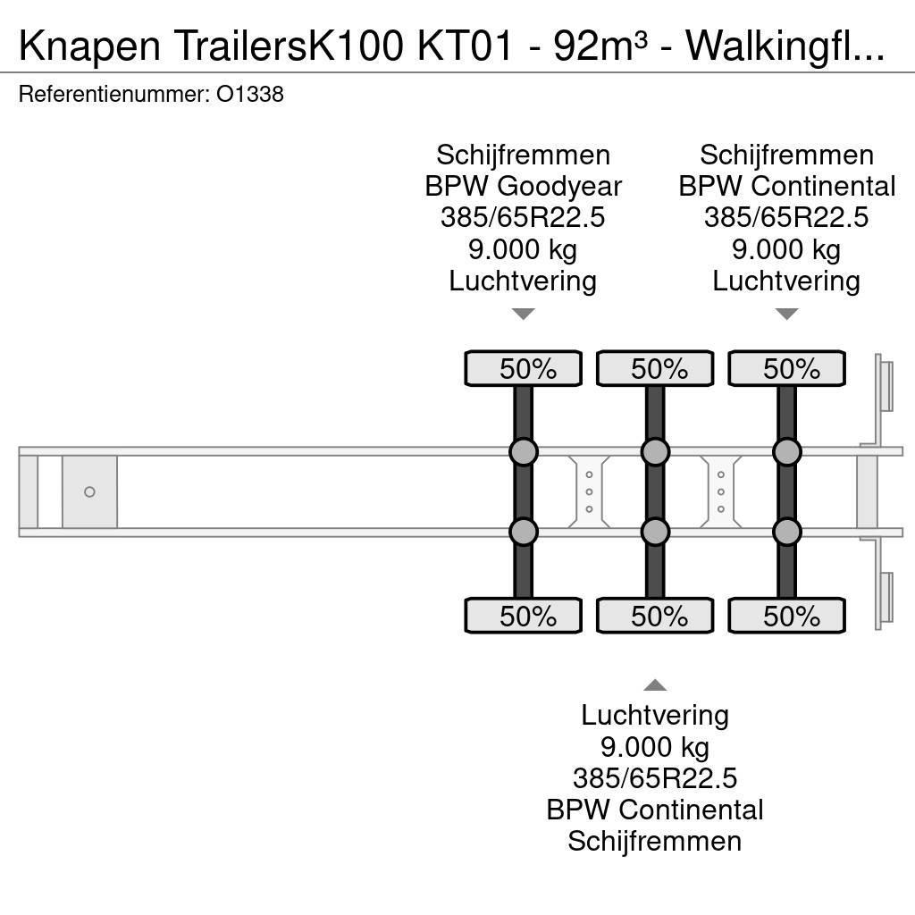 Knapen Trailers K100 KT01 - 92m³ - Walkingfloor - Gegalva Cajas de piso oscilante