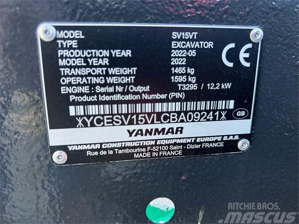 Yanmar SV15VT Excavadoras 7t - 12t