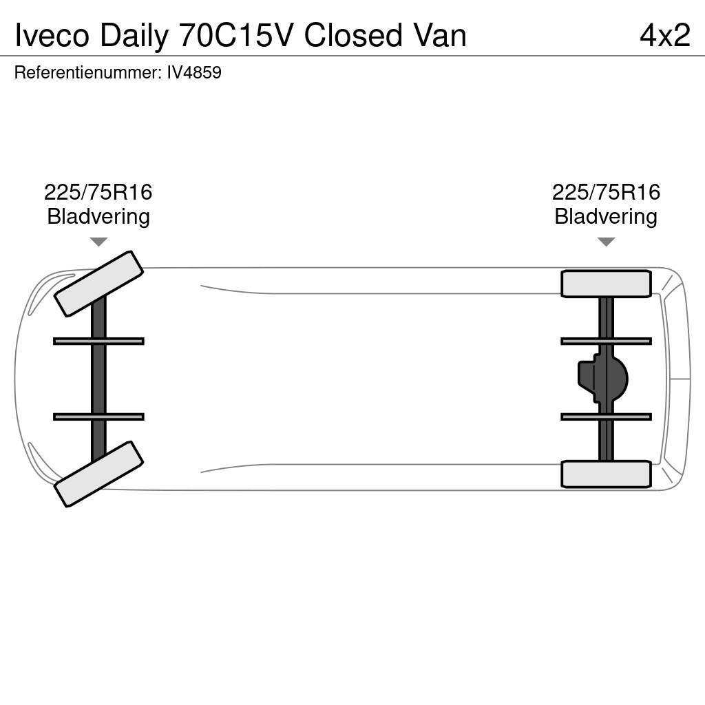 Iveco Daily 70C15V Closed Van Furgonetas de caja cerrada