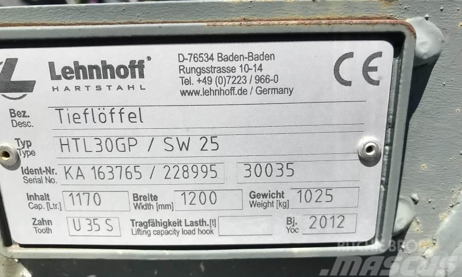 Lehnhoff 120 CM / SW25 - Tieflöffel Retroexcavadoras