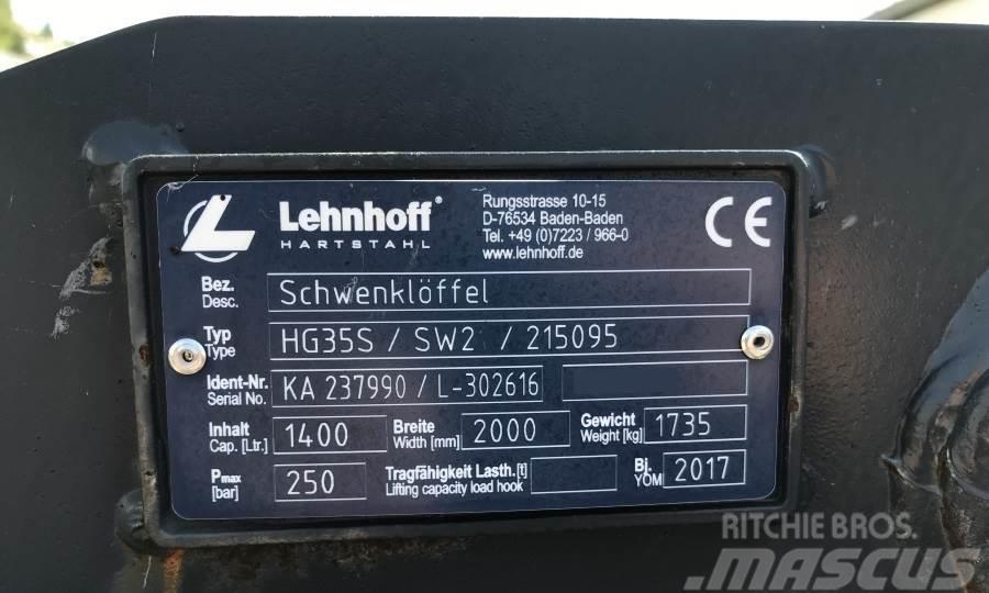 Lehnhoff 200 CM / SW25 - Schwenklöffel Retroexcavadoras