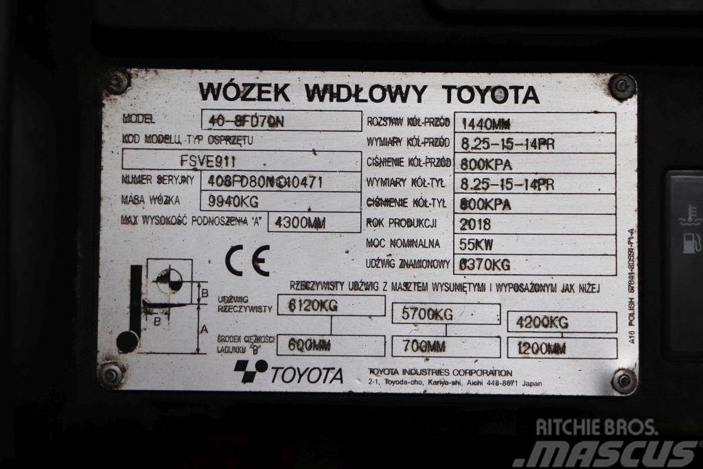 Toyota 40-8FD70N Carretillas diesel