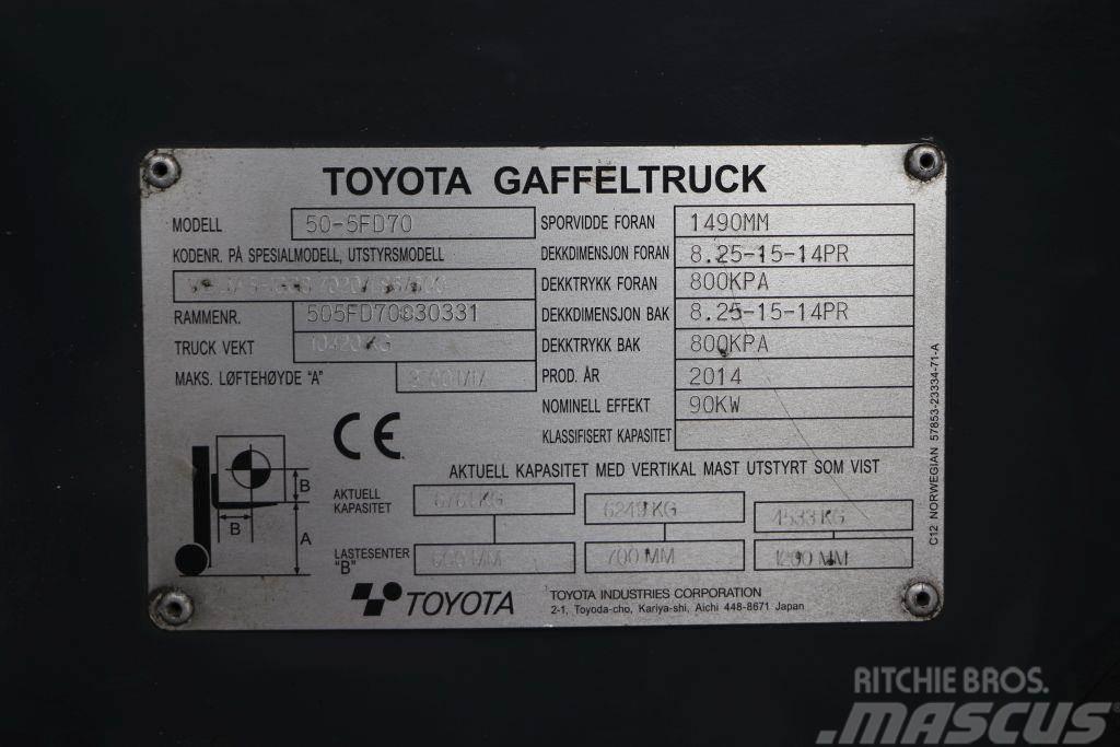 Toyota 50-5FD70 Carretillas diesel