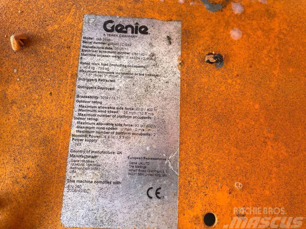 Genie GS 2646 Plataformas tijera
