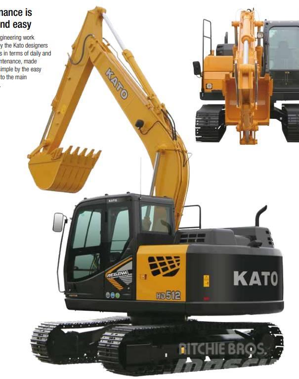 Kato 514 Excavadoras de cadenas
