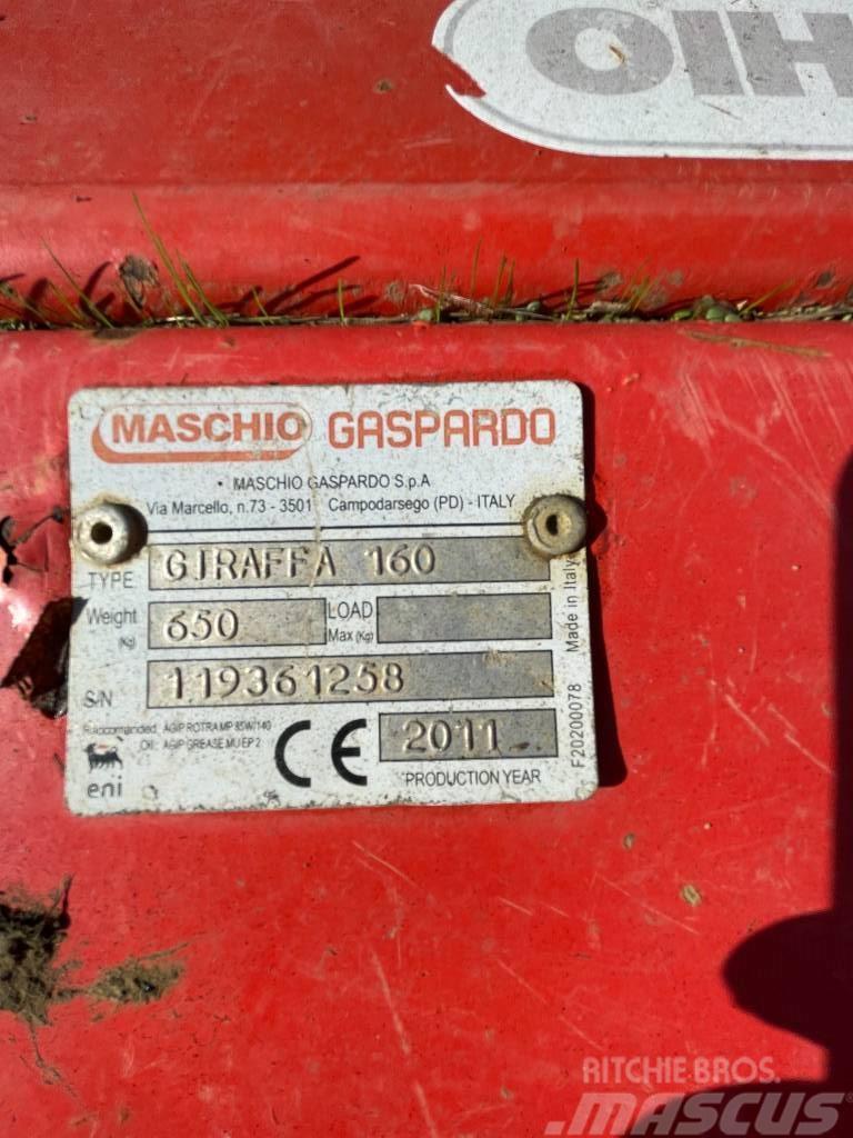 Maschio Giraffa 160 Segadoras y cortadoras de hojas para pastos
