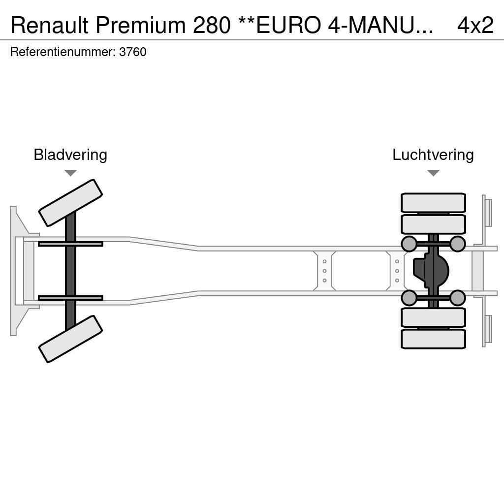 Renault Premium 280 **EURO 4-MANUAL GEARBOX** Camiones plataforma