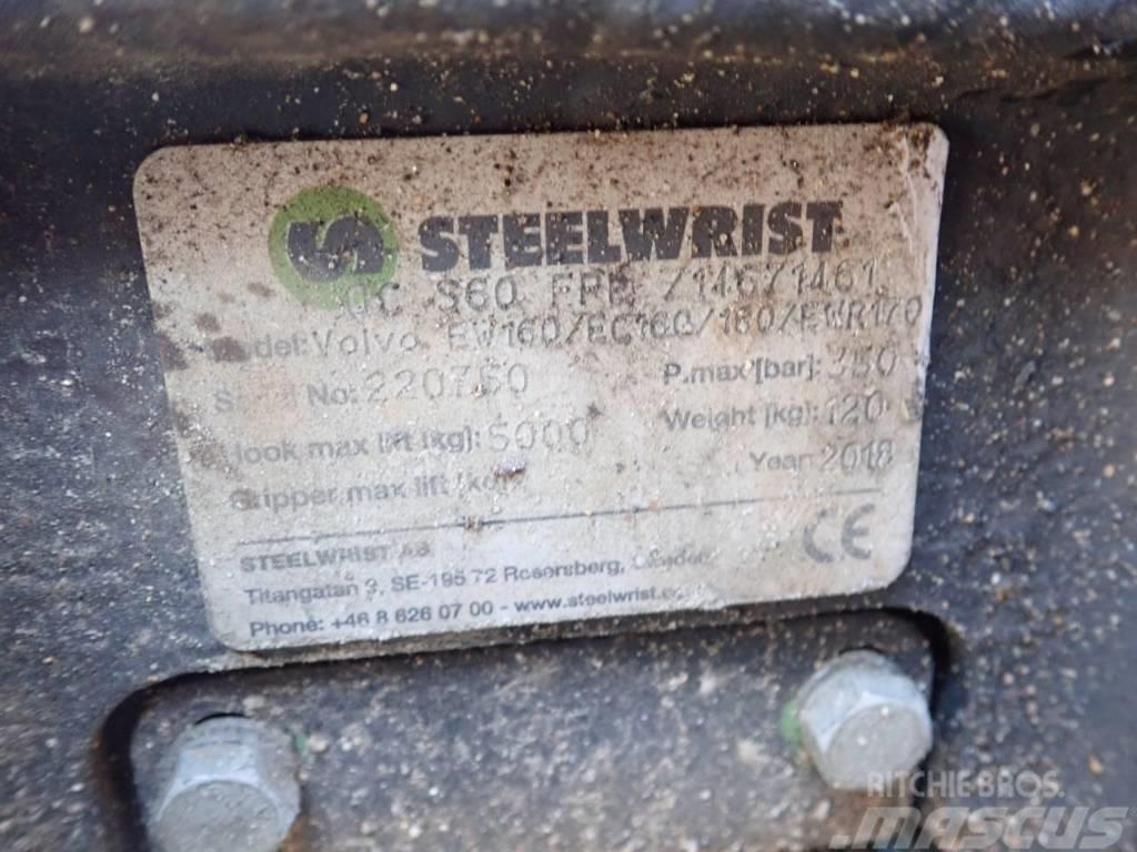 Steelwrist Hydr. Schnellwechsler passend Volvo EW160/EWR170E Enganches rápidos