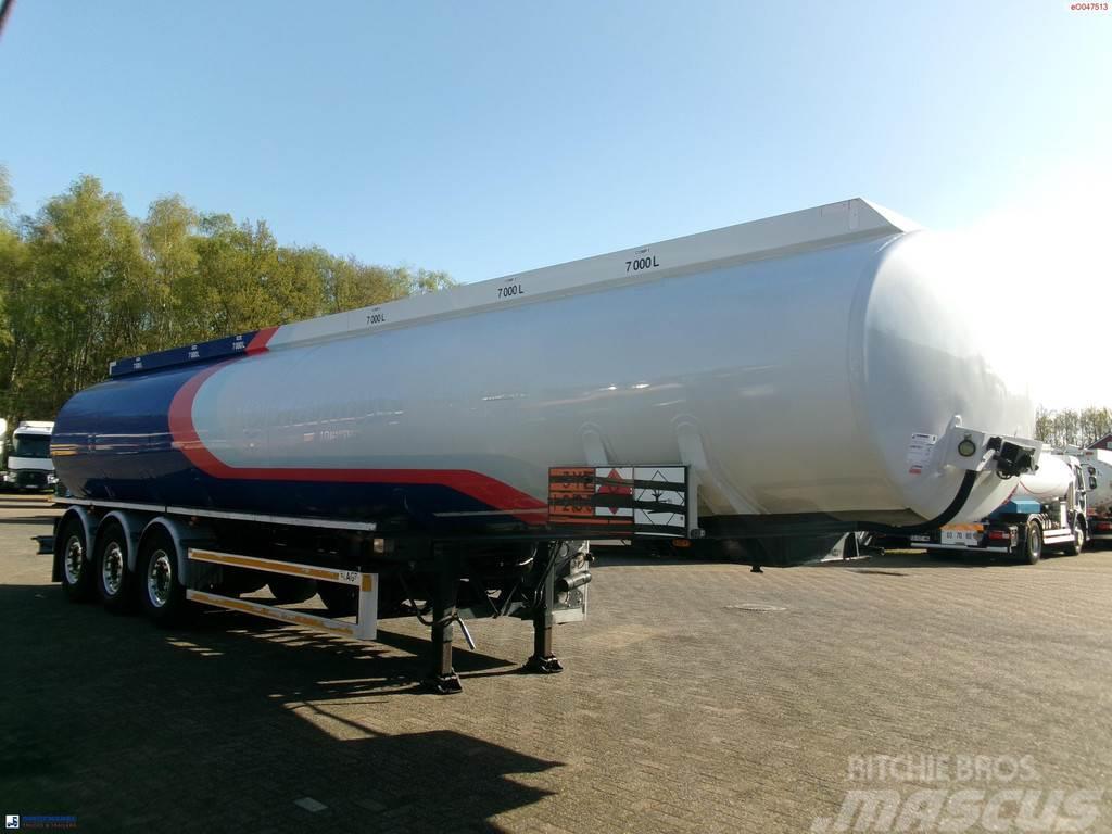 LAG Fuel tank alu 44.5 m3 / 6 comp + pump Semirremolques cisterna