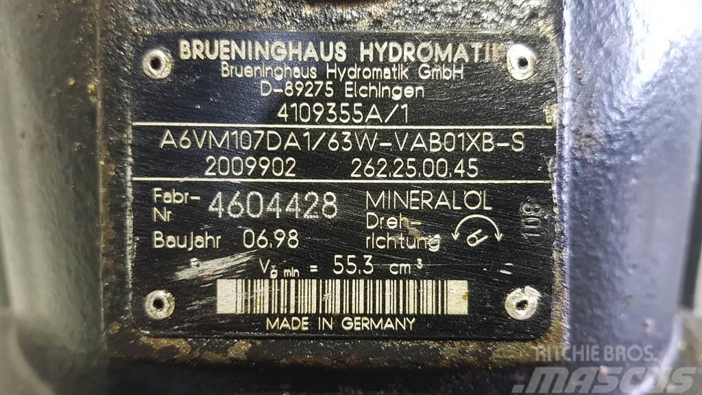 Ahlmann AZ14-Hydromatik A6VM107DA1/63W-Drive motor Hidráulicos