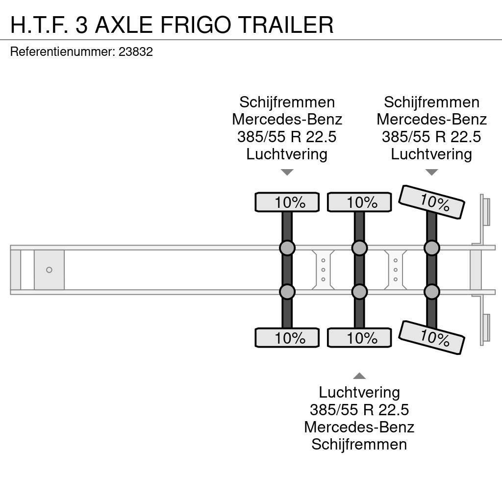  H.T.F. 3 AXLE FRIGO TRAILER Semirremolques isotermos/frigoríficos