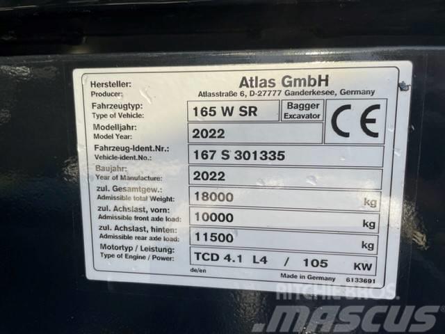 Atlas Hjulgrävare 165 WSR Excavadoras de ruedas