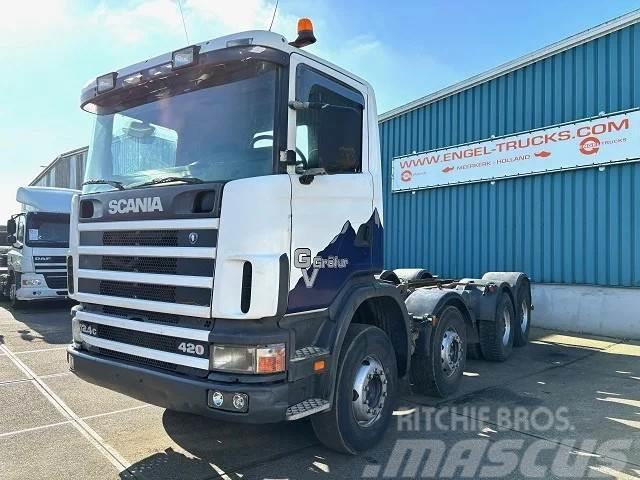 Scania R124-420 C 8x4 FULL STEEL CHASSIS (EURO 3 / FULL S Camiones chasis
