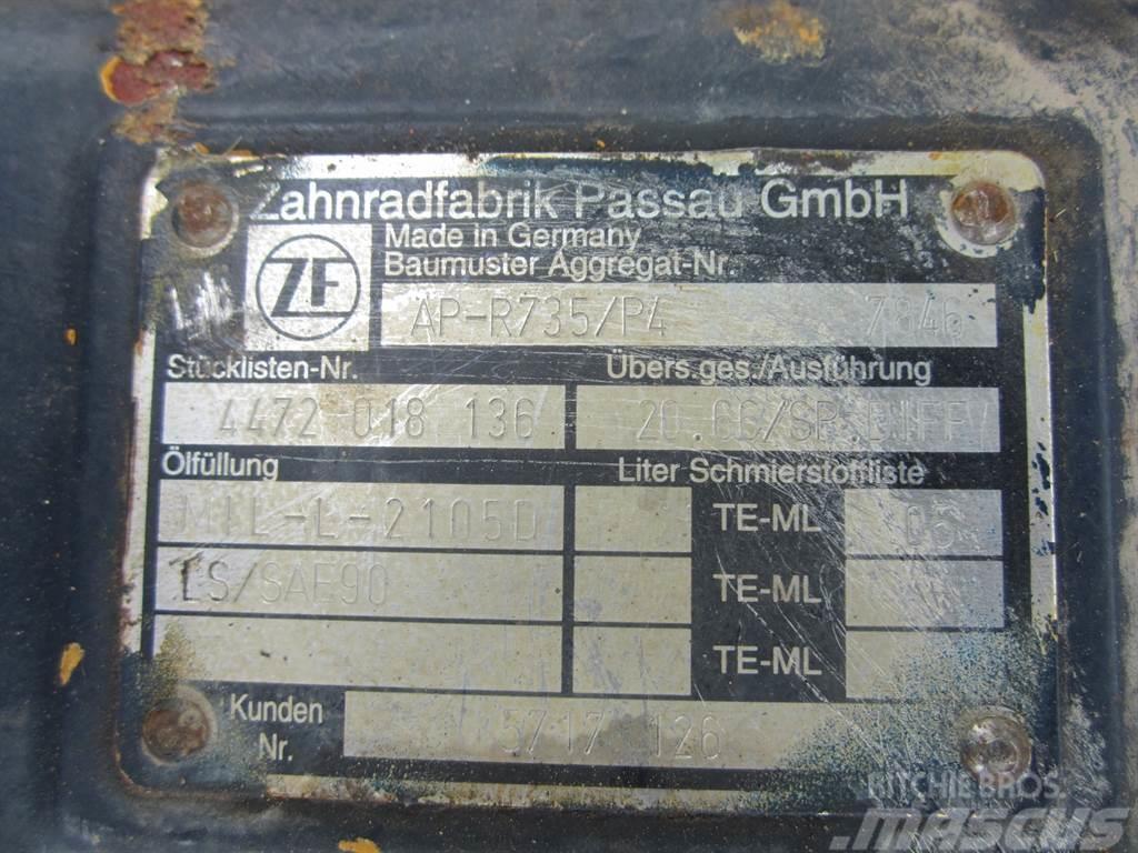 ZF AP-R735/P4 - Liebherr 509 - Axle Ejes