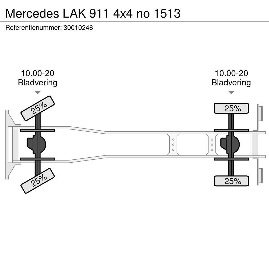 Mercedes-Benz LAK 911 4x4 no 1513 Camiones bañeras basculantes o volquetes