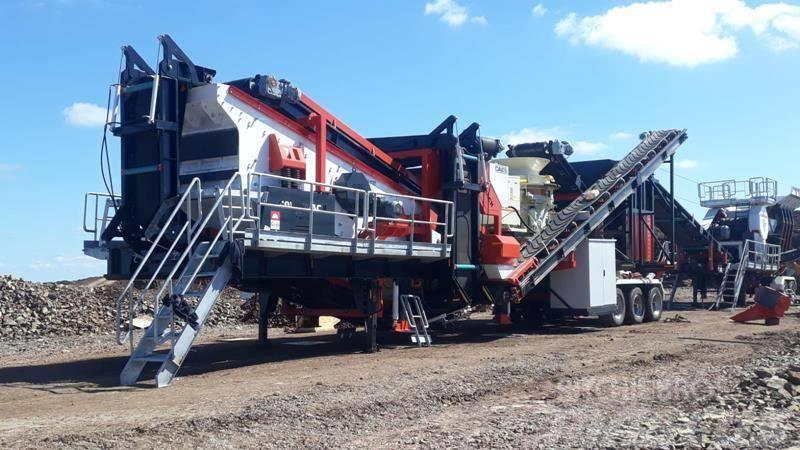 Constmach 150 TPH Mobile Jaw Crushing Plant Trituradoras móviles