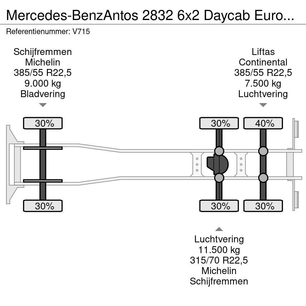 Mercedes-Benz Antos 2832 6x2 Daycab Euro6 - Gesloten Bak 8.40M. Camiones caja cerrada