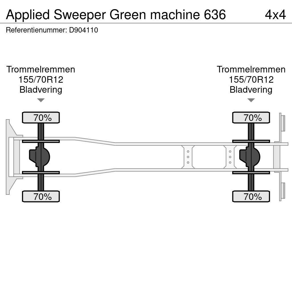 Applied sweeper Green machine 636 Camiones aspiradores/combi