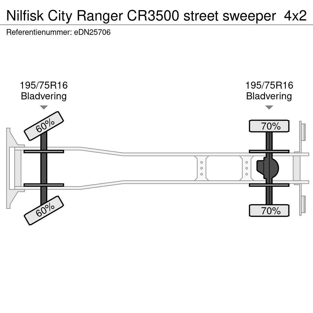 Nilfisk City Ranger CR3500 street sweeper Camiones aspiradores/combi