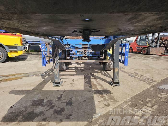 Renders 2 axle | 20 ft| steel suspension | Bpw drum. Semirremolques portacontenedores