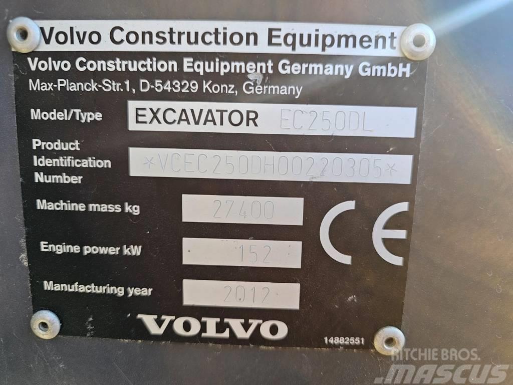 Volvo EC250DL Excavadoras de cadenas