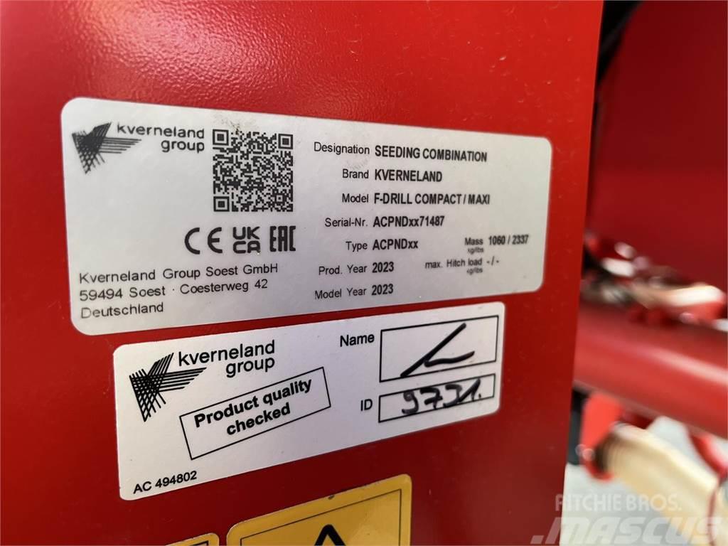 Kverneland F Drill  Maxi 2200 Liter Sembradoras combinadas