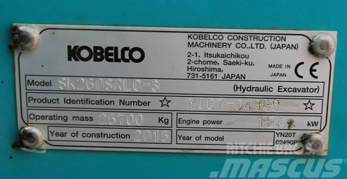 Kobelco SK260SRLC-3 Excavadoras de cadenas