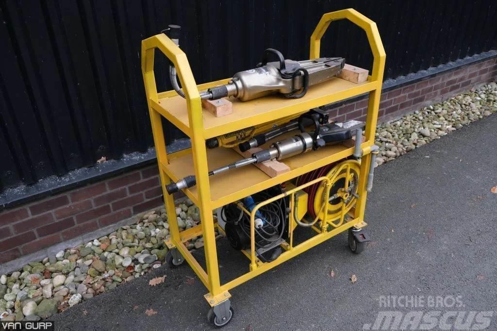 Weber Hydraulic spreader + Power unit + ram + cutter Mordazas