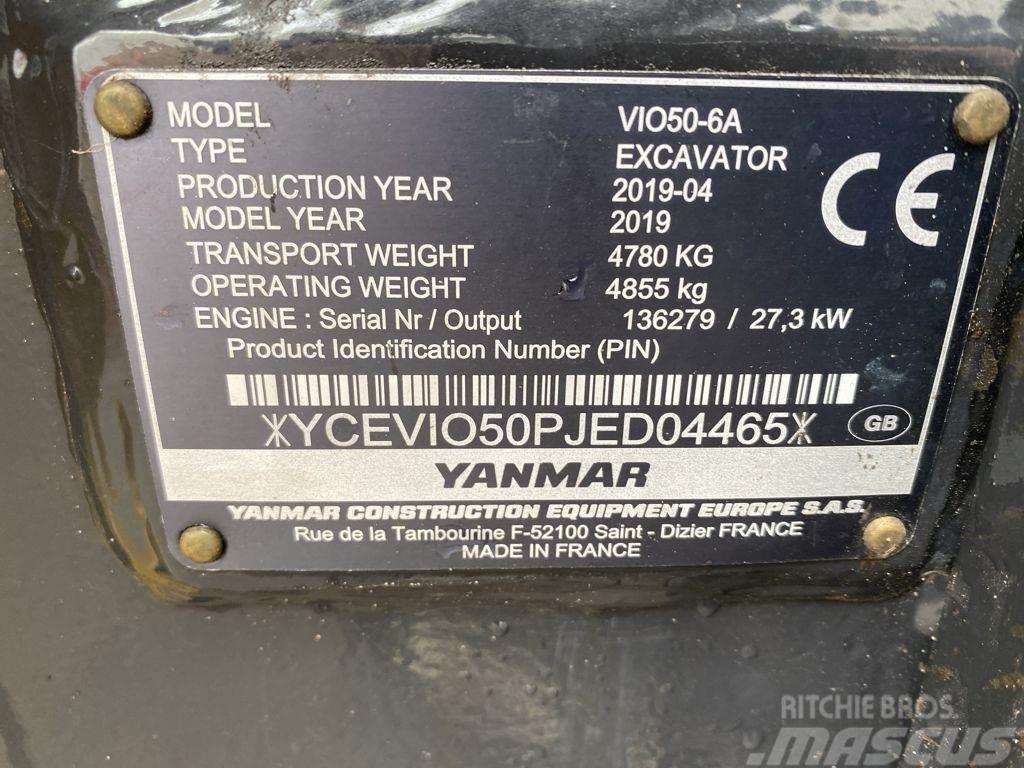 Yanmar VIO50 Excavadoras de cadenas