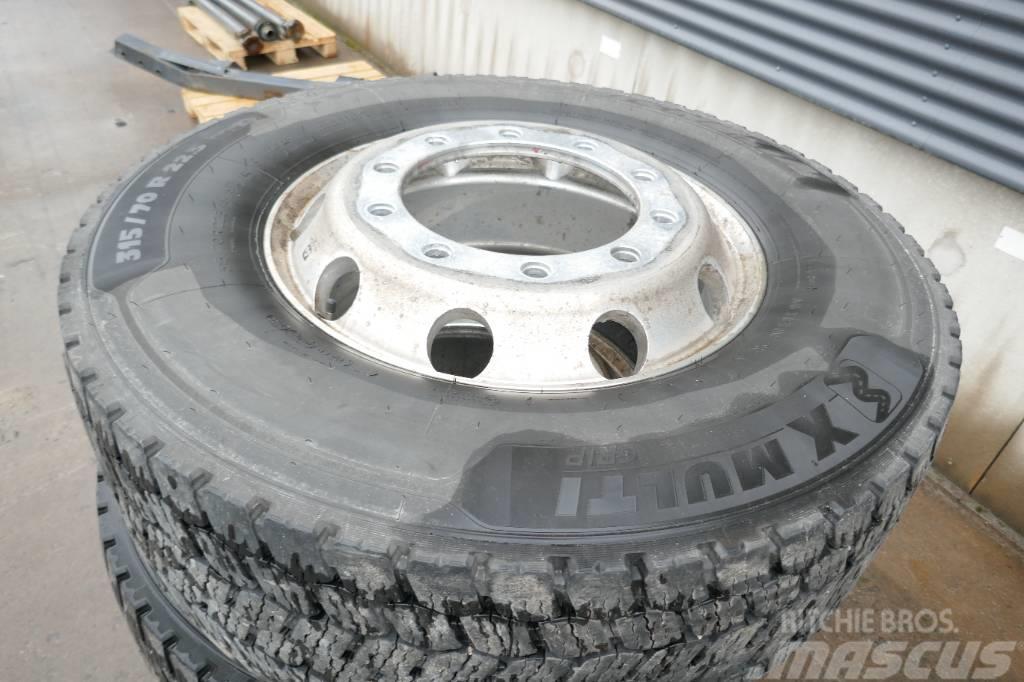  Hjul 315/70R22,5 Michelin Neumáticos, ruedas y llantas