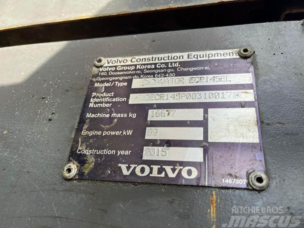 Volvo ECR 145 EL ROTOTILT / NOVATRON 3 D / AC Excavadoras de cadenas