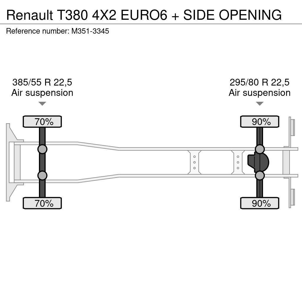 Renault T380 4X2 EURO6 + SIDE OPENING Camiones caja cerrada