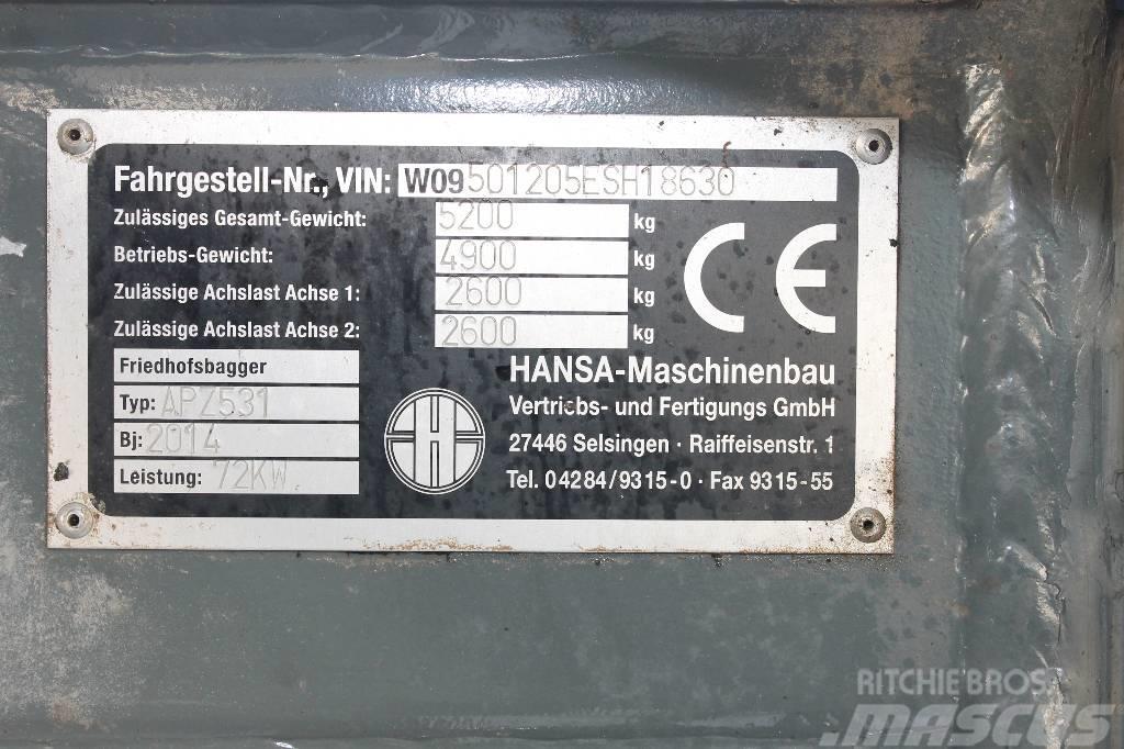 Hansa APZ 531 Excavadoras de ruedas