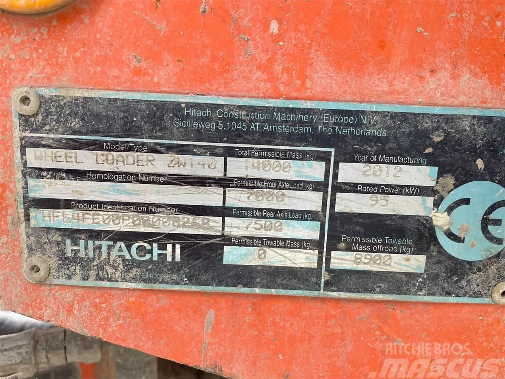 Hitachi ZW140 Cargadoras sobre ruedas