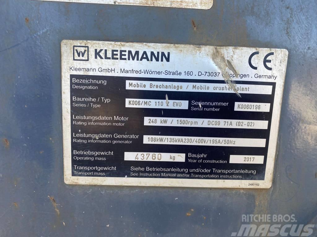 Kleemann MC 110 Z Evo Trituradoras móviles