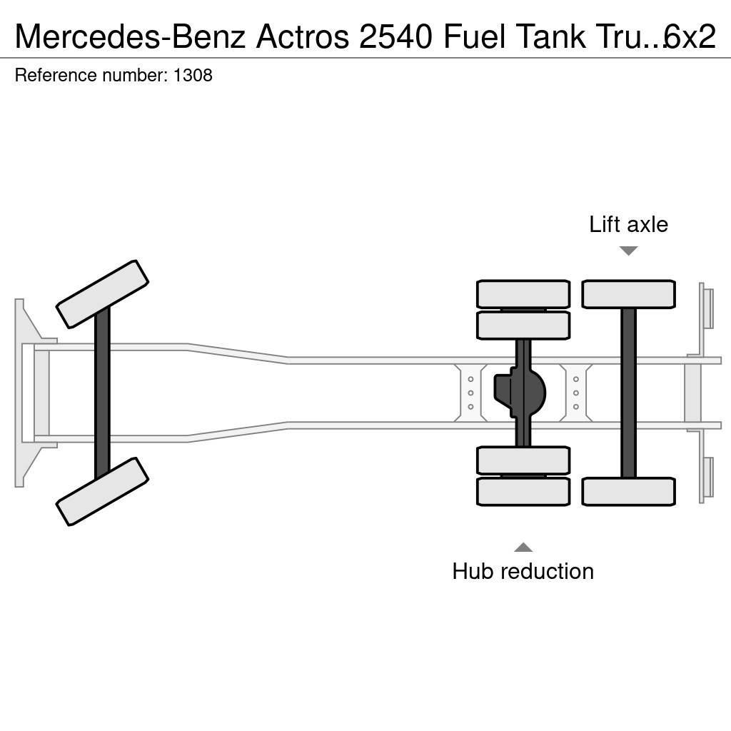 Mercedes-Benz Actros 2540 Fuel Tank Truck 20.700 Liters 6x2 V6 E Camiones cisterna