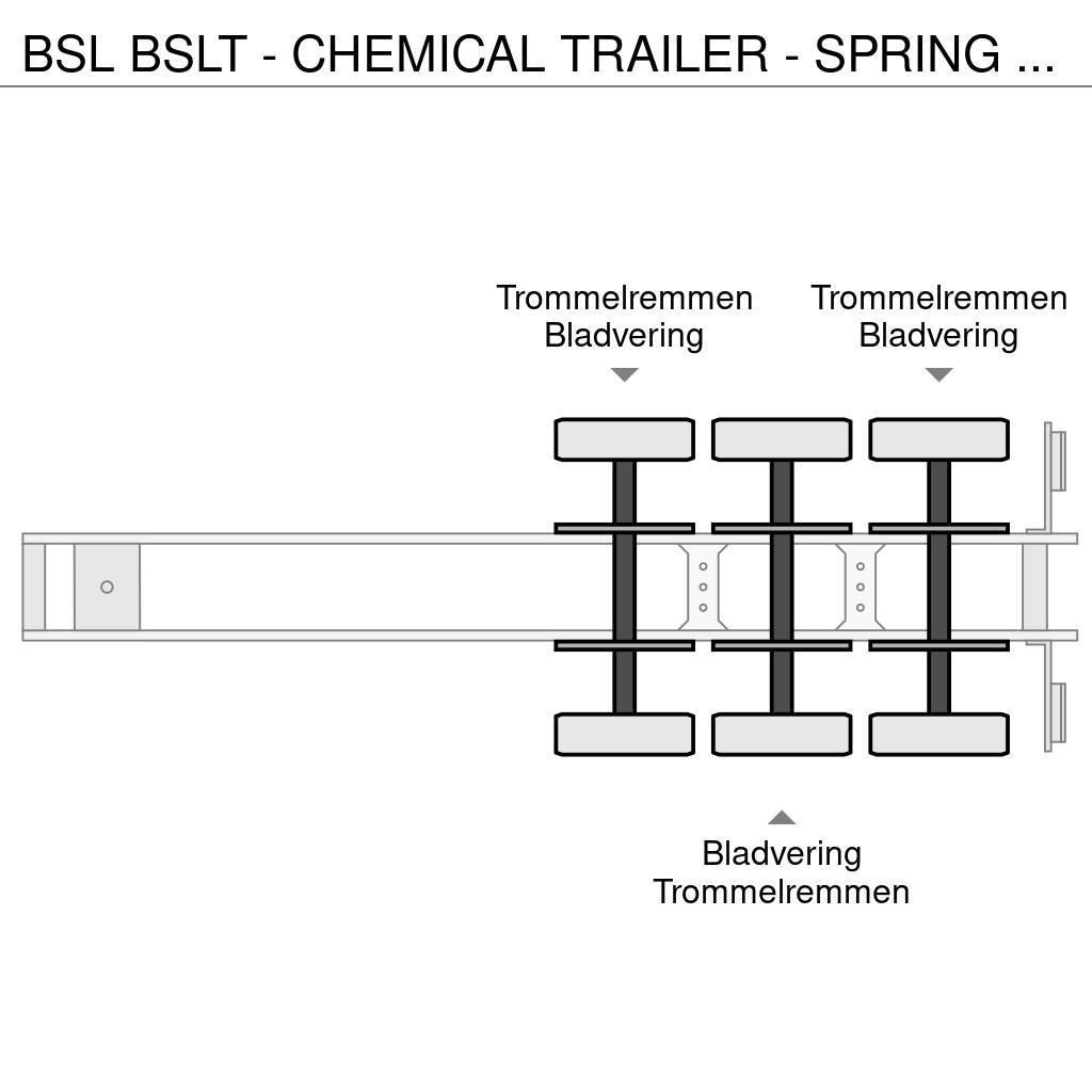 BSL T - CHEMICAL TRAILER - SPRING SUSPENSION Semirremolques cisterna