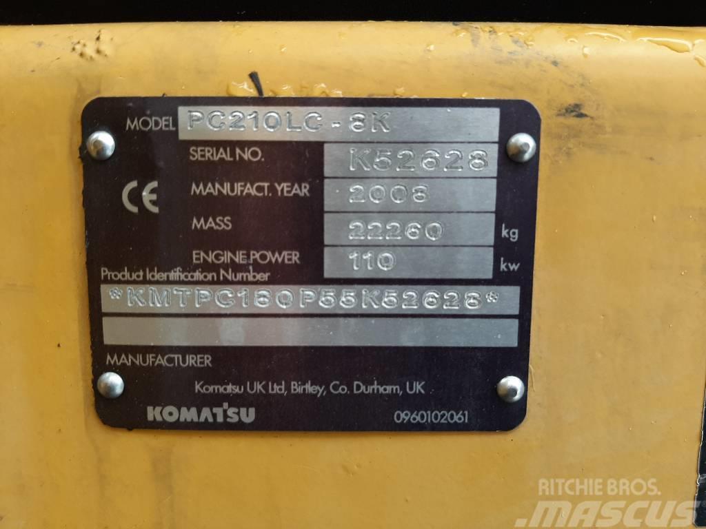 Komatsu PC 210 LC-8 Excavadoras de cadenas